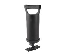 Cocoarm Hand Pump Portable Double Quick Hand Pump ABS Double Action 30 X 8.5 Cm 1400cc with Anti Slip Handle and 3 Nozzles for Air Mattress Boat Ball Pool Use