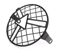 Cocoarm Headlight Grille Cover Headlight Guard Grille Cover Protector for CG125 GN125 Motorcycles with 5.75 Inch Headlight Aluminum Alloy Carbon Fiber Design