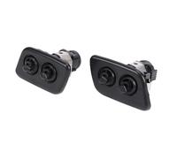 Cocoarm Headlight Washer Spray Nozzle Plastic Headlamp Jet Sprayer OE 61678360661 61678360662 2 Pack for E39 525i 528i 530i 540i M5 Front Headlamp Replacement