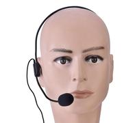 Cocoarm Headworn Mic, ABS 3.5mm Wired Headset Microphone with Unidirectional Capsule, 1.05m Cable, Clear Voice Pickup for Teachers Presenters Stage Performance