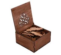 Cocoarm Heart Puzzle Wooden Love Letter Gift Box with 28 Engraved Reasons Romantic Keepsake Decor for Husband Wife Boyfriend Girlfriend Valentines Day Anniversary