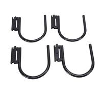 Cocoarm Heavy Duty 5" Alloy Steel E Track J Hooks for Enclosed Trailer Organization Garage 1400lbs Load Capacity Black 4PCS for Various Items