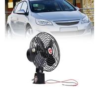 Cocoarm Heavy Duty Car Fan 12V Car Cooling Fan with 2 Speed Switch, Metal Electric Vehicle Fan for Truck RV Car Boat Bus, Advanced Noise Reduction Technology Vehicle Air Circulator (6