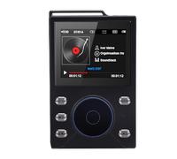 Cocoarm HiFi MP3 Player Zinc Alloy Digital Audio Player with Bluetooth 5.4 16GB Memory Up to 256GB Expansion Lossless DSD FLAC Playback for Audiophiles Travel Car Home Use (128GB Small Memory Card)