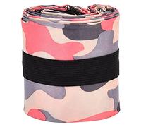 Cocoarm High Capacity Storage Bag Oxford Cloth Shopping Bag 40 X 40 Cm Foldable Single Shoulder Tote for Travel Grocery Market Daily Carry Women and Men (Pink)