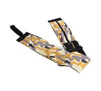 Cocoarm High Capacity Storage Bag Oxford Cloth Shopping Bag 40 X 40 Cm Foldable Single Shoulder Tote for Travel Grocery Market Daily Carry Women and Men (Yellow Camouflage)