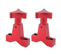Cocoarm High Lift Jack Tube Mount, 6061 T6 Aluminum Jack Adjustable Tube Mount for 1in to 2.5in Round or Square Tubes, Easy Install Bracket for SUV Roof Rack Roll Cage (Red)