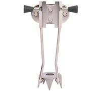 Cocoarm Hiking Pole Crampons, Stainless Steel Crampons with 5 Teeth Non Slip Tips, 4.3 X 2.4 X 1.6 in Ice Cleats for Walking Sticks on Snow Mud Ice Trails