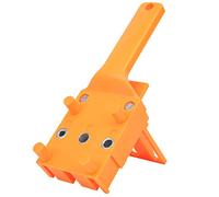 Cocoarm Hole Guide ABS Drill Guide Set 41pcs Straight Hole Locator for 6mm 8mm 10mm Bits Adjustable 4 to 45mm for Woodworking Doweling Joinery Carpentry (Orange)