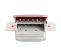 Cocoarm Hole Punch Puncher, 6 Hole Office Puncher, Adjustable Spacing Metal Punch for A4/A5/B5 Size Six Ring Planner 5 Sheets Capacity, Efficient Batch