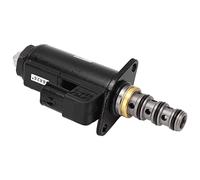 Cocoarm Hydraulic Pump Solenoid Valve Alloy Steel Excavator Solenoid Valve 2 Pin Replacement Fine Workmanship Original Size Fit for SK200 SK230 6E SK130 8