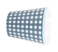 Cocoarm Imitation Porcelain Melamine Coffee Mug 260ml Dark Blue Plaid | Smooth Easy-Clean Finish, Drop-Resistant Melamine Build, Drinking Cup for Restaurant School Home