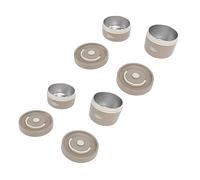 Cocoarm Insulated Lunch Container 304 Stainless Steel Round Thermal Box with Lid and Thermal Bag Leakproof Portable Food Container for Work School Outdoor Meals (4 Box)