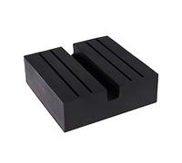 Cocoarm Jack Rubber Pad, Universal Car Square Black Anti-Slip Rail Adapter for Vehicle Repair, Soft Strong Support for Lift, 0.4in Groove Depth for Car Maintenance