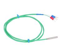 Cocoarm K Type Thermocouple Probe Silicone Thermocouple Sensor 32 to 392 Fahrenheit 4 X 30mm Stainless Steel Tip 2m Soft Lead U Shaped Terminal for Industrial Temperature Measurement (#3)