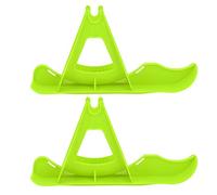 Cocoarm Kids Bike Skis with Easy Installation, Durable Plastic Snowboard for Winter Fun, for Children's Sports Training and Outdoor Adventures (Green)