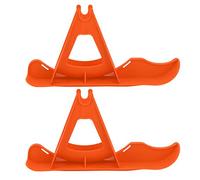 Cocoarm Kids Bike Skis with Easy Installation, Durable Plastic Snowboard for Winter Fun, for Children's Sports Training and Outdoor Adventures (Orange)