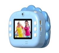 Cocoarm Kids Camera Thermal Printer Mini Photo Printer with 2.4 Inch Screen 12MP Dual Camera 1080FHD Video WiFi Inkless Printing for Toddlers Children Travel (Blue)