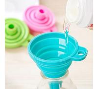 Cocoarm Kitchen Silicone Funnel, Food Grade Silicone Foldable Funnel, Collapsible Design for Bottle Filling, Liquid Transfer, Space Saving Kitchen Accessories for Cooking Baking (#1)