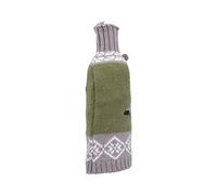 Cocoarm Knitted Wine Bottle Cover Wine Bottle Bag 24 X 11 Cm Handwoven Reusable Washable Sleeve for Christmas Wedding Birthday Party Home Bar Table Decoration (Grey Green)