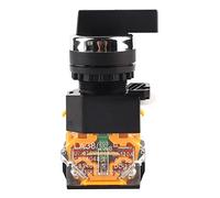 Cocoarm LA38 20BX33 22mm 3 Position Auto Reset Switch, Long Handle with Plastic, Retardant for Electromagnetic Starter Contactor Relay