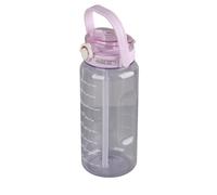 Cocoarm Large Water Bottle, PC PP Water Jug with Straw, 1500ml 2000ml, 2 Drinking Methods, One Button Open, Clear Scale, Matte Portable Gym Bottle for Fitness (1500ml)