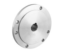 Cocoarm Lathe Faceplate, High Manganese Steel Chuck Faceplate 130mm, 3 Hole Design Flat Cut Tailpipe for K11 130 K12 130 K72 130 Woodworking Lathe Users (22mm)
