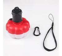 Cocoarm LED Camping Light ABS Hanging Tent Lamp 3 Light Modes Battery Operated 4.3 X .1 in Portable Pumpkin Lantern for Camping Hiking Picnic Kids Room Outdoor Decor (Red)