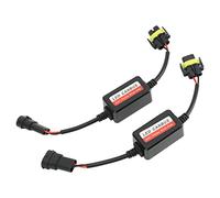Cocoarm LED Canbus Decoder, H8 H9 H11 Error Free Anti Flicker | 12V DC 4A Max, Plug and Play Resistor for Headlight or Fog Light, PVC Nylon Housing, Bulb Out Warning Fix