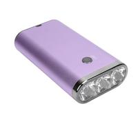 Cocoarm LED Hair Extension Light Aluminum Alloy Handheld Hair Extension Curing Light 395nm 2000mAh 10s 30s 60s 90s Timers for Wig Bonding Glue Use At Home and Salon (Purple)
