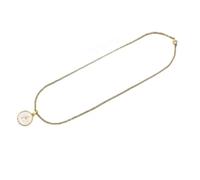 Cocoarm Letter A Round Necklace, Fashionable Steel English Letter A Pendant Necklace for Men Women with Stylish Design, Long-lasting Durability for Dances, Parties, Christmas