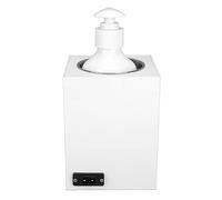 Cocoarm Lotion Warmer, Single Bottle Massage Oil Heater with Intelligent Temperature Control, Lotion Cream Warmer Heater Suitable for All Massage Therapists to Carry Around (UK Plug)