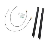 Cocoarm M.2 WiFi Card WiFi 6 Wireless Network Card 1800Mbps RTL8852BE PCB BT5.2 Dual Band MU MIMO for 11 Laptops Desktops for Streaming Work Gaming (External Antennae)
