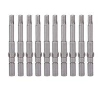 Cocoarm Magnetic Head Screwdriver Bits, S2 Alloy Steel 4mm Hex Socket Bits 10pcs 60mm Length 6mm Shank for Electric Screwdriver Repair Installation Industrial Supplies