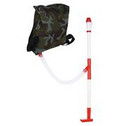 Cocoarm Manual Fertilizer Spreader Fertilizing Tool with Bag for Farm Corn Vegetables Sugar Cane Fruit Trees Ergonomic Handle Adjustable Knob Efficient Ground Fertilization