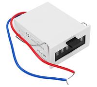 Cocoarm MCF 6X Electromagnetic Pulse Counter ABS 6 Digit Electronic Counter DC24V 0 to 999999 Press Reset 20 Counts per Sec for Industrial Pulse Recording and Equipment Monitoring