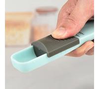 Cocoarm Measuring Spoon Set Plastic Measuring Spoons with Adjustable Dual Scale Large 7.1 X 2.4 X 2.8 in Small 6.3 1.5 .9 in for Baking Cooking Seasoning (8 Scale Spoon)