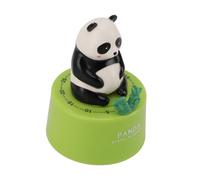 Cocoarm Mechanical Kitchen Timer, Cute Animal Shape Kitchen Countdown Timer, Plastic 60 Minute Magnetic Base Loud 5 to 7s Alarm for Cooking Baking Study Exam Desk Fridge (Panda with Green Base)