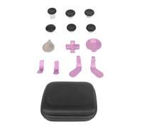 Cocoarm Metal Thumbsticks Set, Magnetic Thumbsticks Kit with Metallic Paddles, Series 2 with Protective Eva Case, for Gaming Controller (Purple)