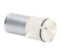 Cocoarm Micro Air Pump, Plastic DC Diaphragm Vacuum Pump, 90 Degree Air Ports, Low Noise High Pressure Built In Pressure Switch, for Transfer Vacuum Deflation Use (DC24V)