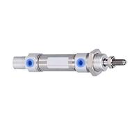 Cocoarm Mini Air Cylinder Stainless Steel Pneumatic Air Cylinder 20mm Bore M5 X 0.8 Linear Reciprocating Motion with Sealing Ring for Conveying Equipment Machine Tools (MI20*275)