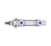 Cocoarm Mini Air Cylinder Stainless Steel Pneumatic Air Cylinder 20mm Bore M5 X 0.8 Linear Reciprocating Motion with Sealing Ring for Conveying Equipment Machine Tools (MI20*50)