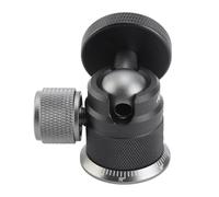 Cocoarm Mini Ball Head, 360 Degree Rotation Aluminum Alloy Camera Tripod Ball Head with Universal 1/4in Mount for Panoramic, Compact Size with Dual U Shape Slot