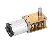 Cocoarm Mini Gear Box Motor, Copper Brass Zinc Alloy Structure, High Torque and Insulation Coating for Robots and Smart Devices (DC6V 70RPM)