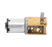 Cocoarm Mini Gear Box Motor, Copper Brass Zinc Alloy Structure, High Torque and Insulation Coating for Robots and Smart Devices (DC6V 35RPM)