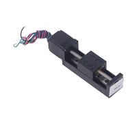 Cocoarm Mini linear rail guide slide actuator, 50mm stroke stepper motor for CNC router XYZ stage