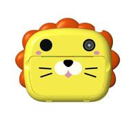 Cocoarm Mini Photo Printer Kids Camera with Thermal Printer 2.4 Inch Screen 12MP Dual Lens 1080FHD Video Inkless Printing with 3 Paper Rolls for Toddlers Children (Yellow)