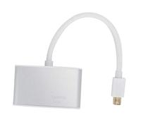 Cocoarm Mini to VGA Converter, 4K 2K White | 4K 2K Ultra HD Output, Mini DisplayPort Compatible, Aluminum Housing for Durability