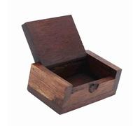 Cocoarm Mini Toothpick Holder, Wooden Portable Toothpick Box with Lid, Ideal for Home, Restaurants, and Travel