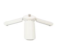 Cocoarm Mini Tripod for Pal Camera, ABS Compact Mini Tripod Stand, 1/4 Inch Screw, Ideal for Desktop Use and On-The-Go Photography (White)